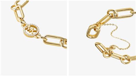 is michael kors jewelry real gold